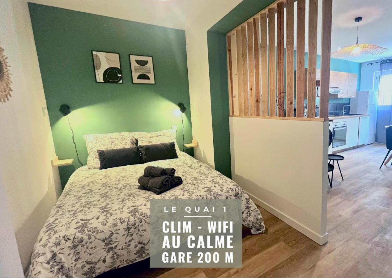 Le Quai 1 - Spacieux Studio Neuf Calme - Clim - Wifi - Gare A 200M Ажен Екстер'єр фото